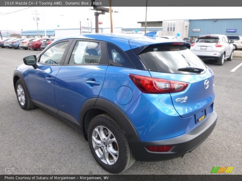 Dynamic Blue / Black 2016 Mazda CX-3 Touring AWD