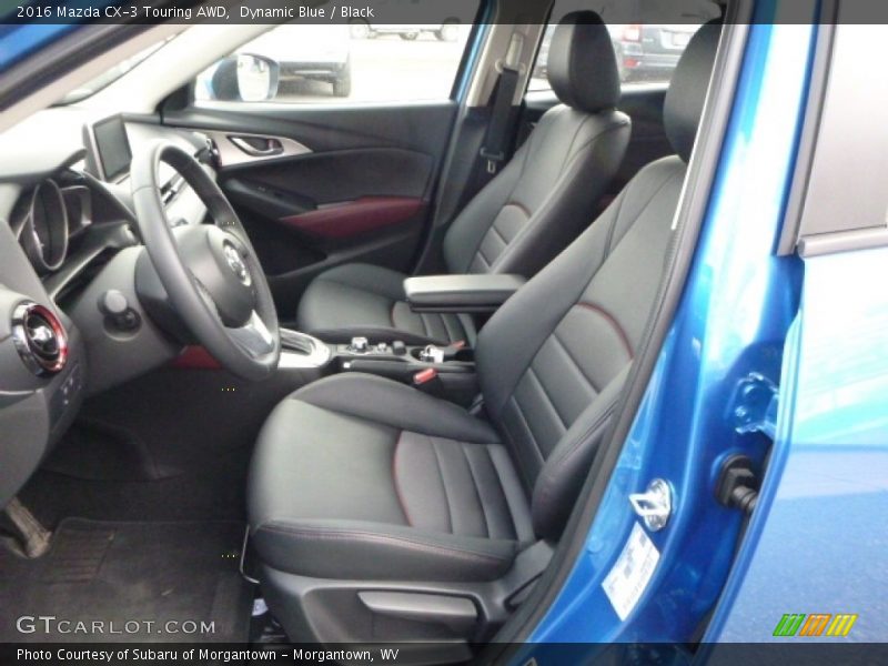 Dynamic Blue / Black 2016 Mazda CX-3 Touring AWD