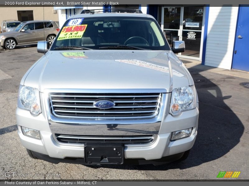 Brilliant Silver Metallic / Black 2010 Ford Explorer Limited 4x4