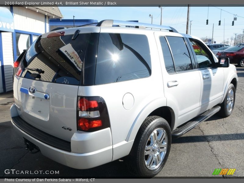 Brilliant Silver Metallic / Black 2010 Ford Explorer Limited 4x4