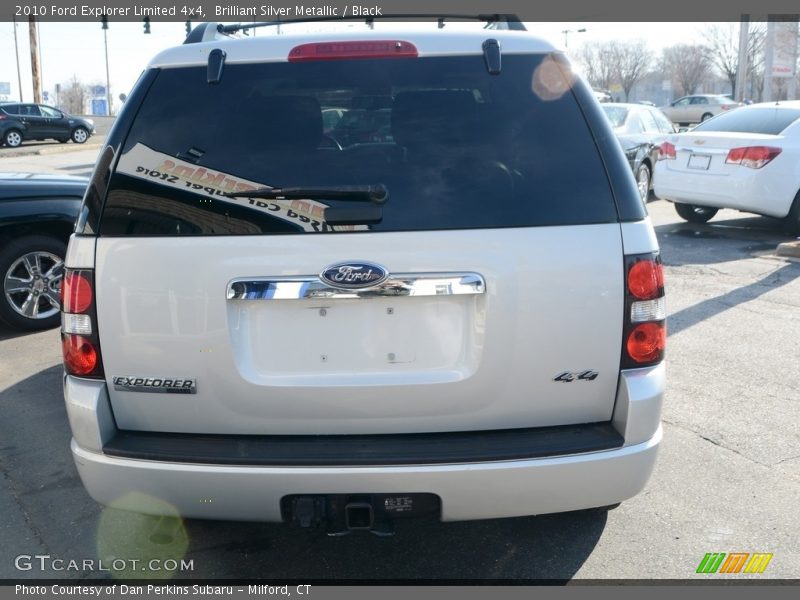 Brilliant Silver Metallic / Black 2010 Ford Explorer Limited 4x4