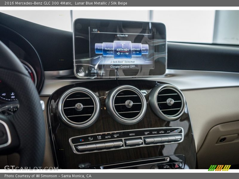 Lunar Blue Metallic / Silk Beige 2016 Mercedes-Benz GLC 300 4Matic