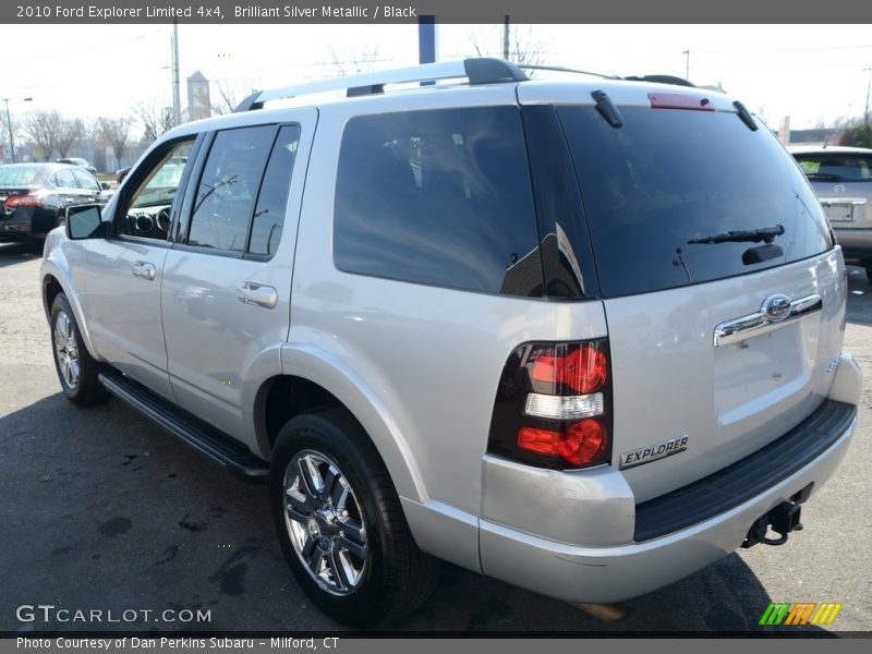 Brilliant Silver Metallic / Black 2010 Ford Explorer Limited 4x4