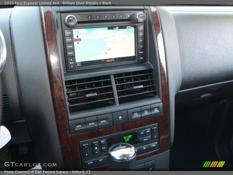 Brilliant Silver Metallic / Black 2010 Ford Explorer Limited 4x4