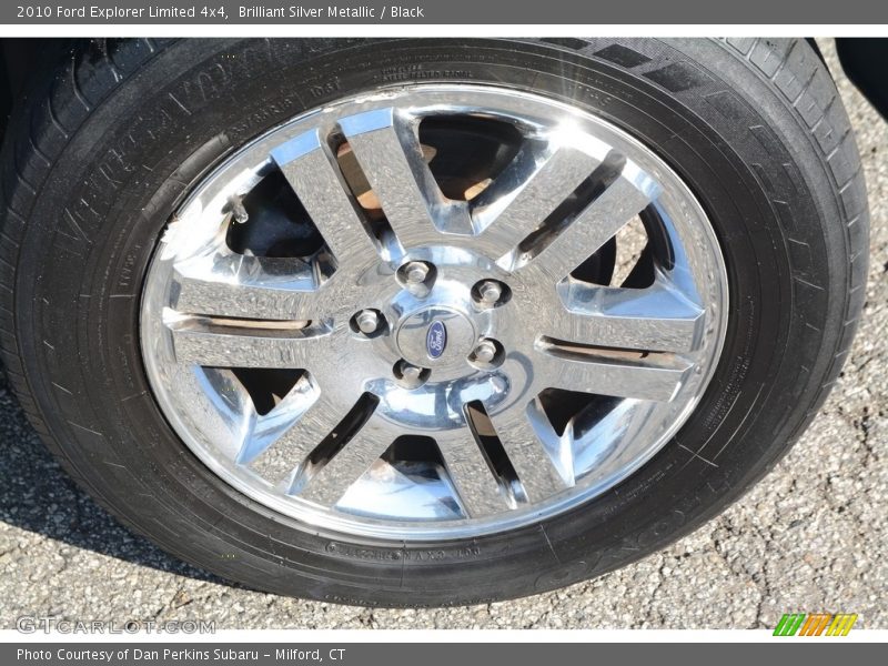 Brilliant Silver Metallic / Black 2010 Ford Explorer Limited 4x4