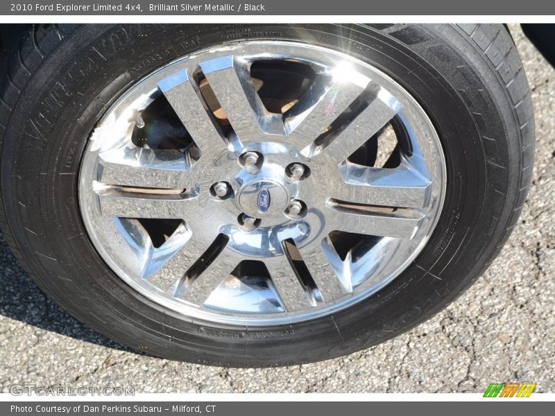 Brilliant Silver Metallic / Black 2010 Ford Explorer Limited 4x4