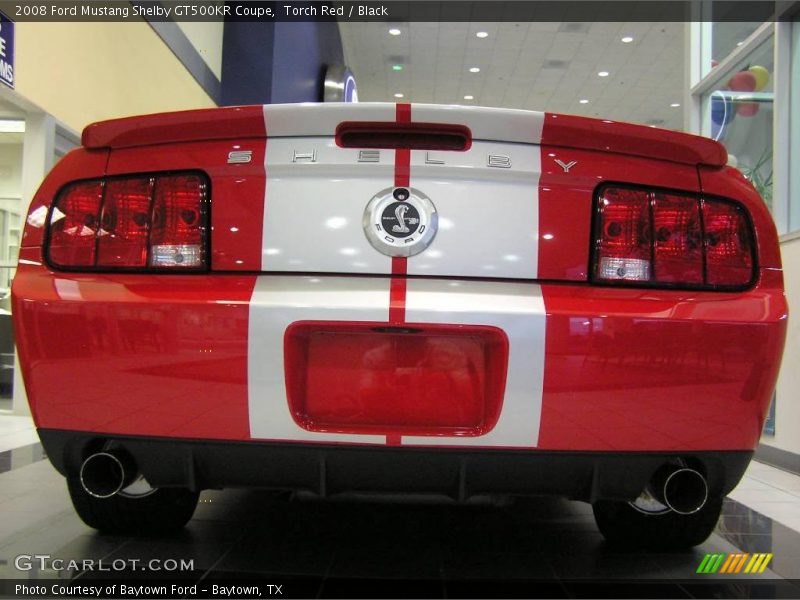 Torch Red / Black 2008 Ford Mustang Shelby GT500KR Coupe