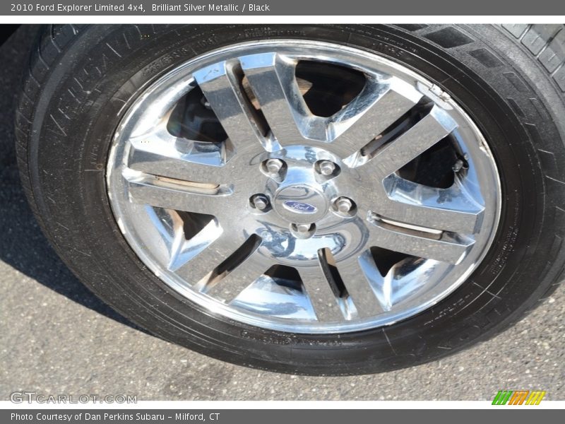Brilliant Silver Metallic / Black 2010 Ford Explorer Limited 4x4