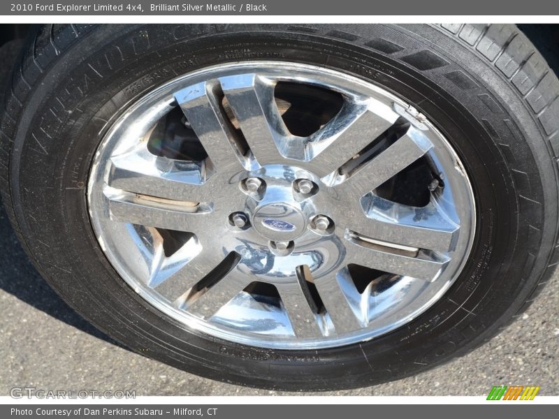 Brilliant Silver Metallic / Black 2010 Ford Explorer Limited 4x4