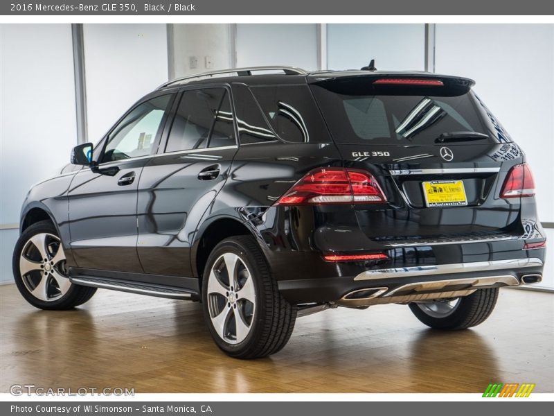 Black / Black 2016 Mercedes-Benz GLE 350