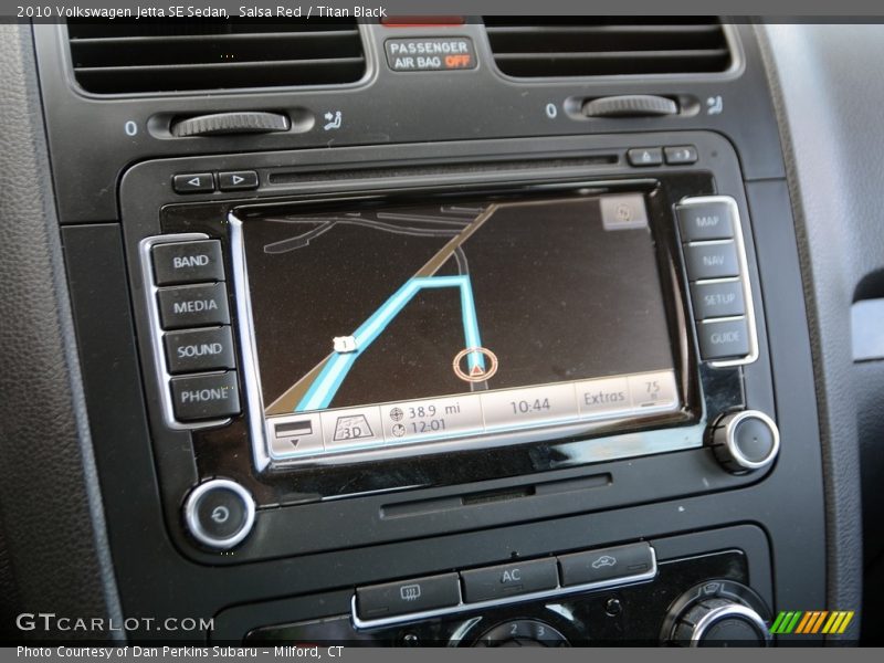 Salsa Red / Titan Black 2010 Volkswagen Jetta SE Sedan