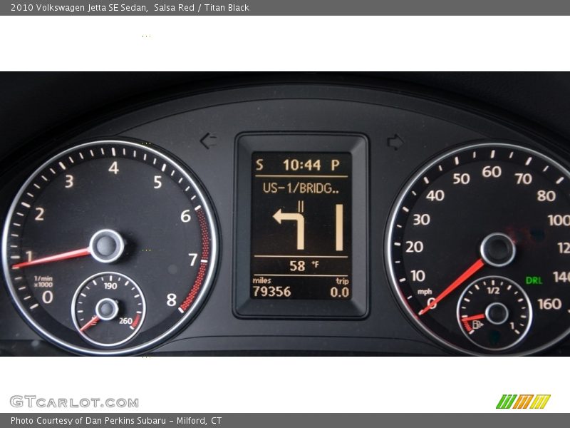 Salsa Red / Titan Black 2010 Volkswagen Jetta SE Sedan