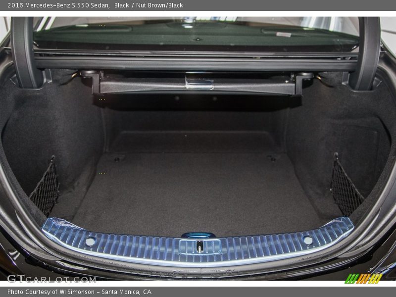 Black / Nut Brown/Black 2016 Mercedes-Benz S 550 Sedan