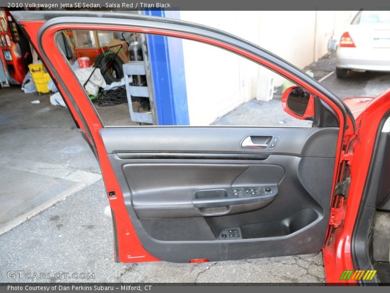 Salsa Red / Titan Black 2010 Volkswagen Jetta SE Sedan