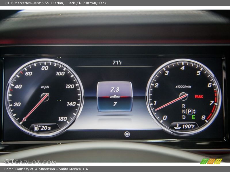 Black / Nut Brown/Black 2016 Mercedes-Benz S 550 Sedan