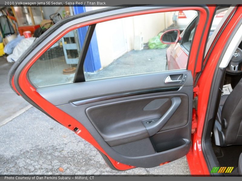 Salsa Red / Titan Black 2010 Volkswagen Jetta SE Sedan