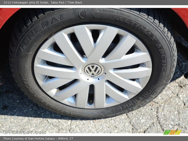 Salsa Red / Titan Black 2010 Volkswagen Jetta SE Sedan