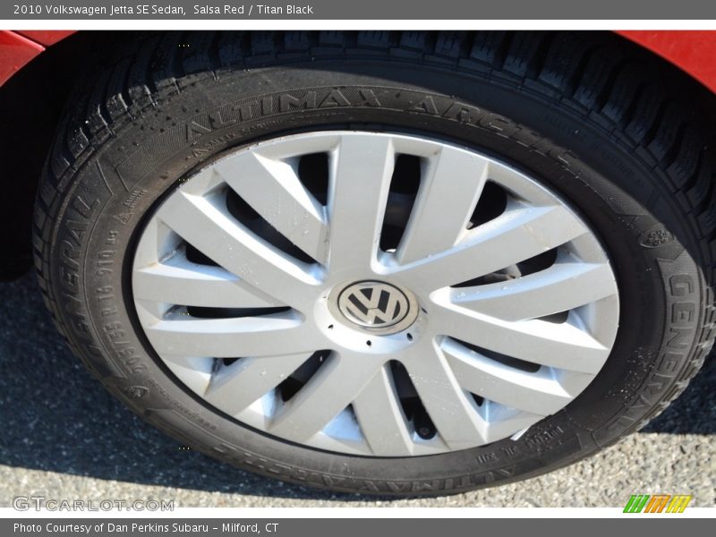 Salsa Red / Titan Black 2010 Volkswagen Jetta SE Sedan