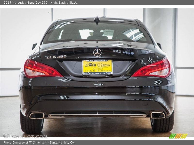 Night Black / Black 2015 Mercedes-Benz CLA 250