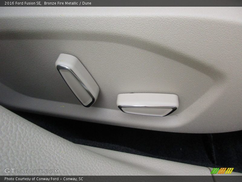 Bronze Fire Metallic / Dune 2016 Ford Fusion SE