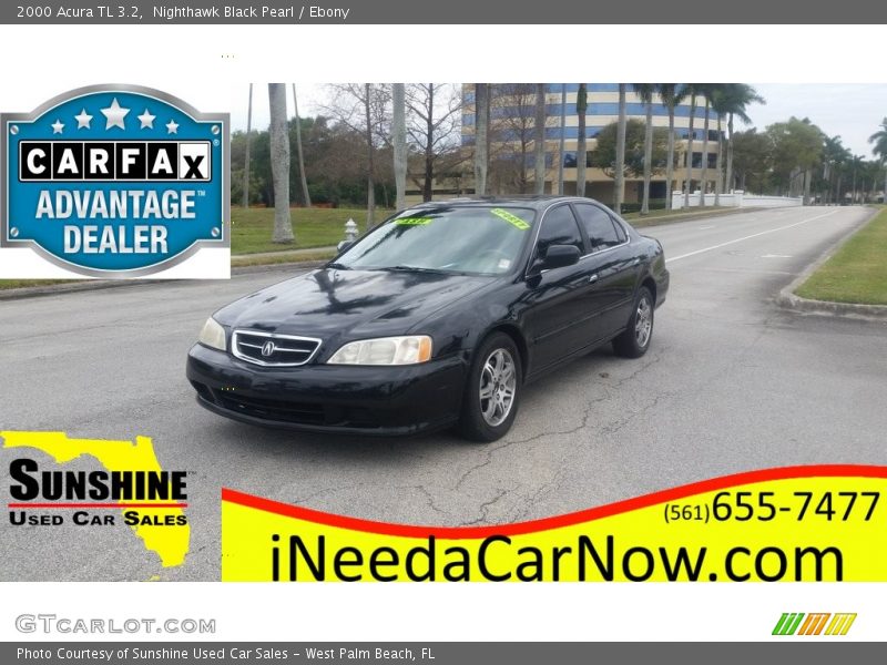 Nighthawk Black Pearl / Ebony 2000 Acura TL 3.2