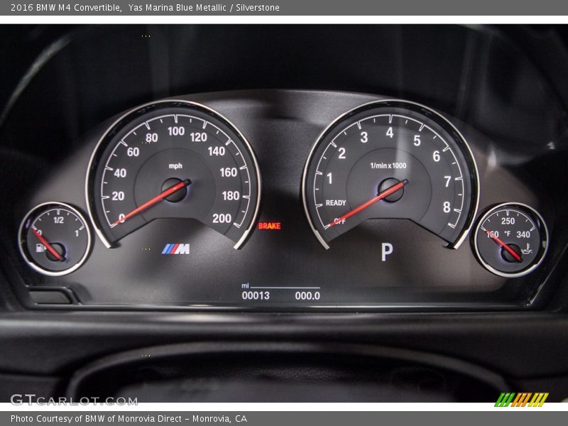  2016 M4 Convertible Convertible Gauges