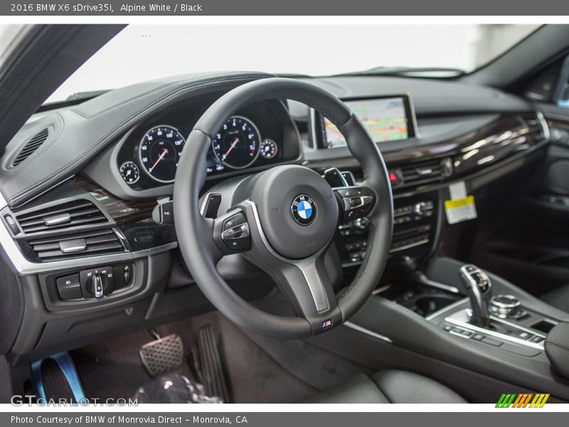 Alpine White / Black 2016 BMW X6 sDrive35i