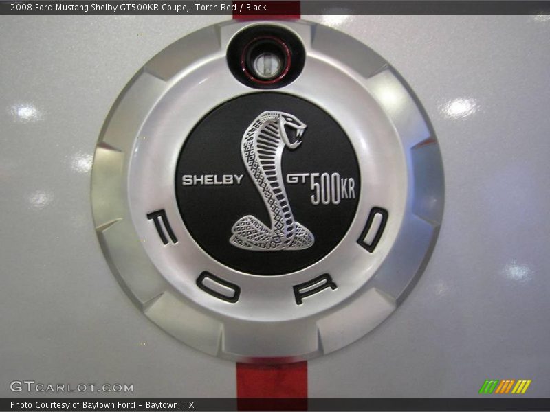 Torch Red / Black 2008 Ford Mustang Shelby GT500KR Coupe