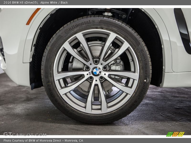 Alpine White / Black 2016 BMW X6 sDrive35i