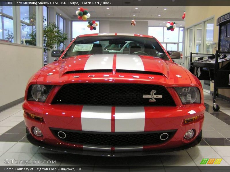 Torch Red / Black 2008 Ford Mustang Shelby GT500KR Coupe