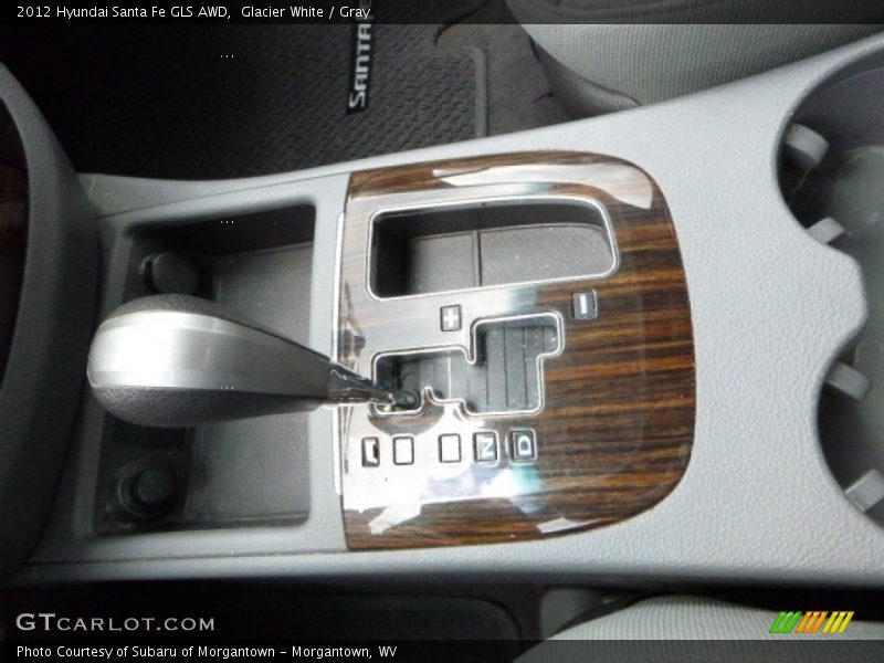Glacier White / Gray 2012 Hyundai Santa Fe GLS AWD