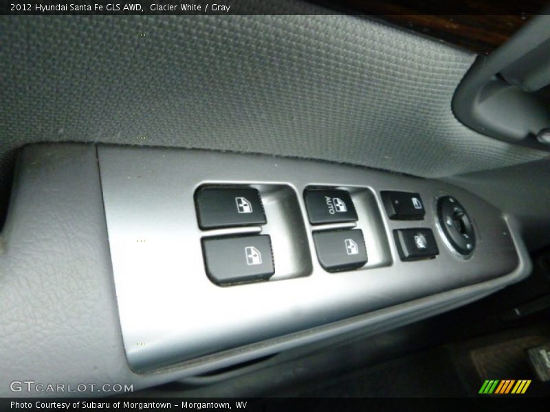 Glacier White / Gray 2012 Hyundai Santa Fe GLS AWD