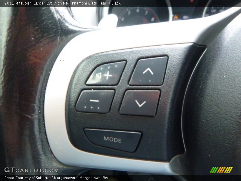 Phantom Black Pearl / Black 2011 Mitsubishi Lancer Evolution MR