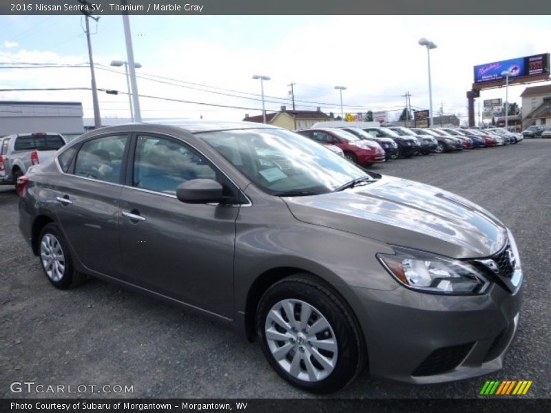 Titanium / Marble Gray 2016 Nissan Sentra SV