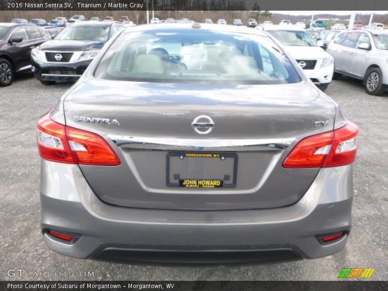 Titanium / Marble Gray 2016 Nissan Sentra SV