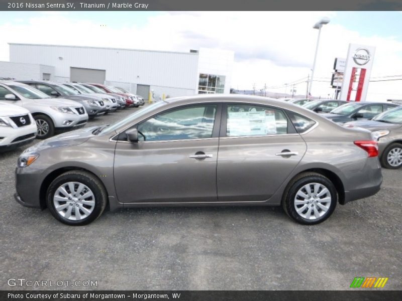 Titanium / Marble Gray 2016 Nissan Sentra SV
