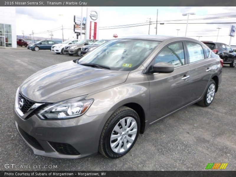 Titanium / Marble Gray 2016 Nissan Sentra SV