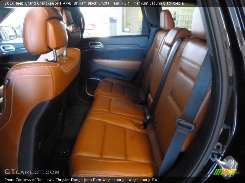 Rear Seat of 2016 Grand Cherokee SRT 4x4