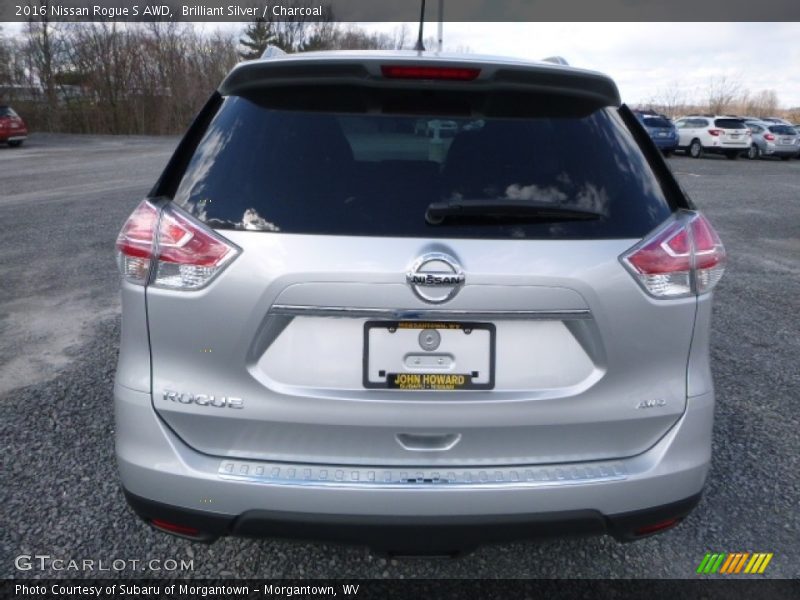Brilliant Silver / Charcoal 2016 Nissan Rogue S AWD