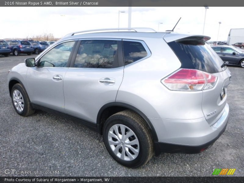 Brilliant Silver / Charcoal 2016 Nissan Rogue S AWD