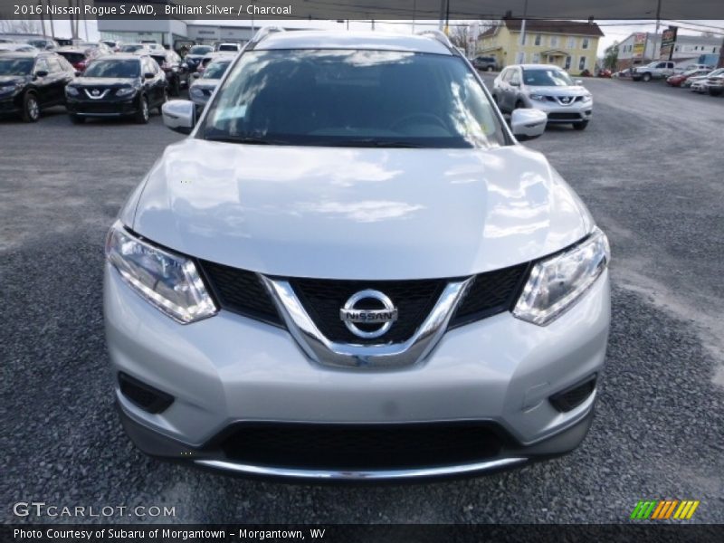 Brilliant Silver / Charcoal 2016 Nissan Rogue S AWD