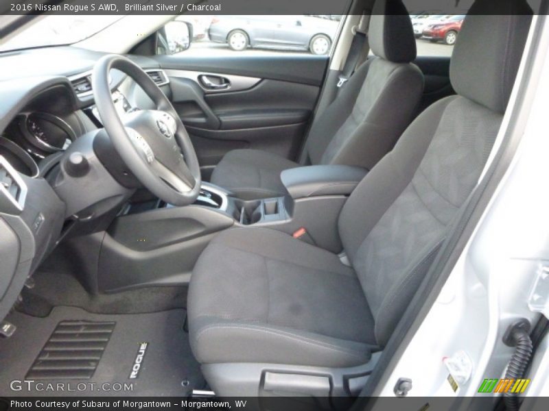  2016 Rogue S AWD Charcoal Interior