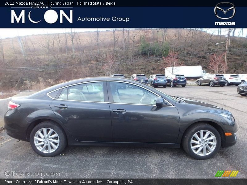 Polished Slate / Beige 2012 Mazda MAZDA6 i Touring Sedan