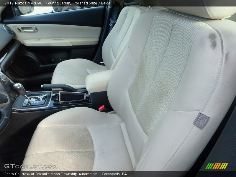 Polished Slate / Beige 2012 Mazda MAZDA6 i Touring Sedan