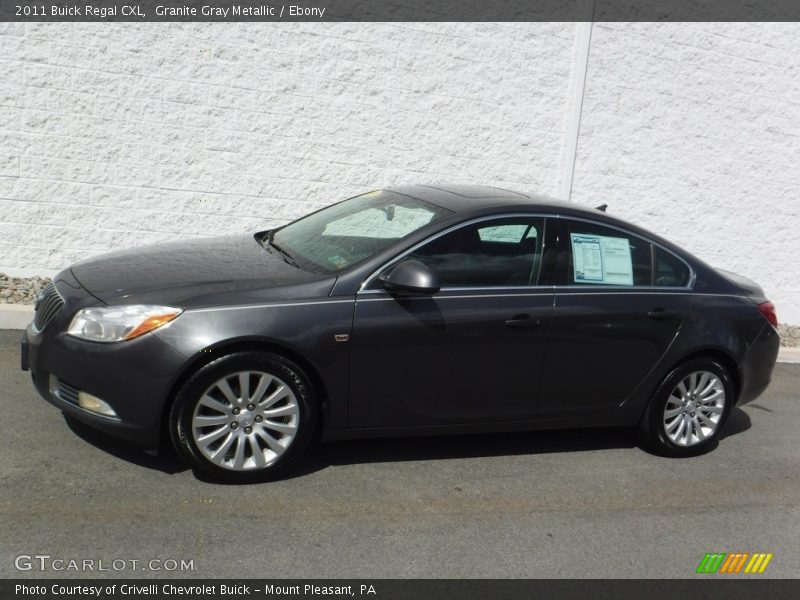 Granite Gray Metallic / Ebony 2011 Buick Regal CXL