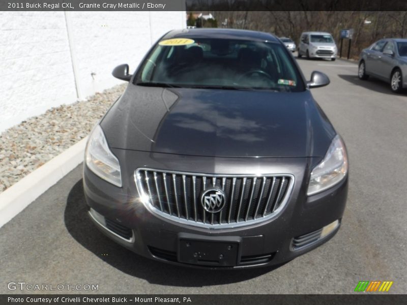 Granite Gray Metallic / Ebony 2011 Buick Regal CXL
