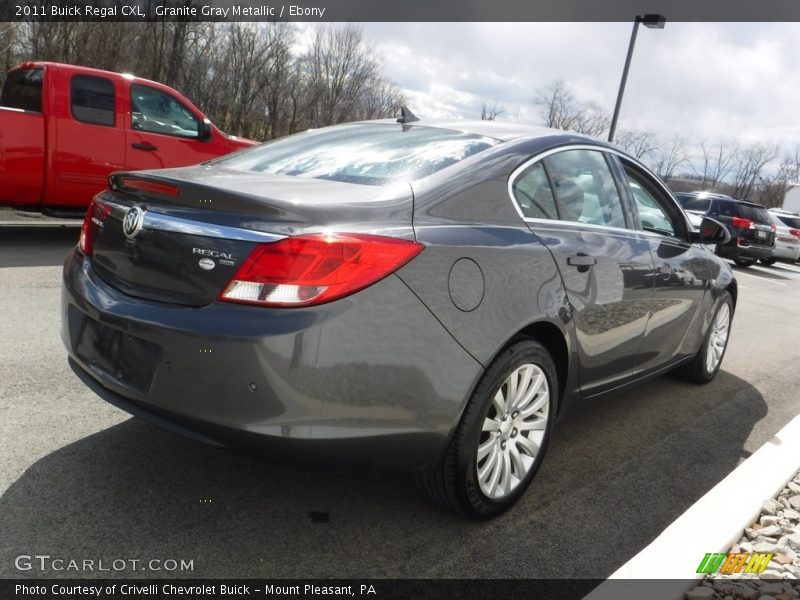 Granite Gray Metallic / Ebony 2011 Buick Regal CXL