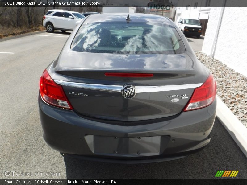 Granite Gray Metallic / Ebony 2011 Buick Regal CXL