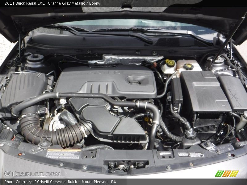 Granite Gray Metallic / Ebony 2011 Buick Regal CXL
