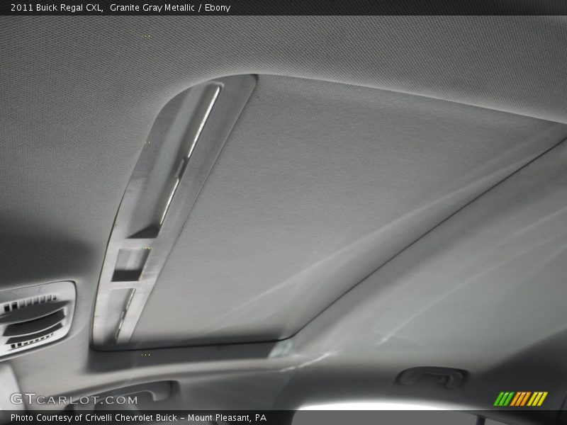 Granite Gray Metallic / Ebony 2011 Buick Regal CXL